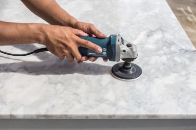 Cement Countertop Installation
