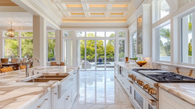 Marble Slab Installation in Sonoma County, CA